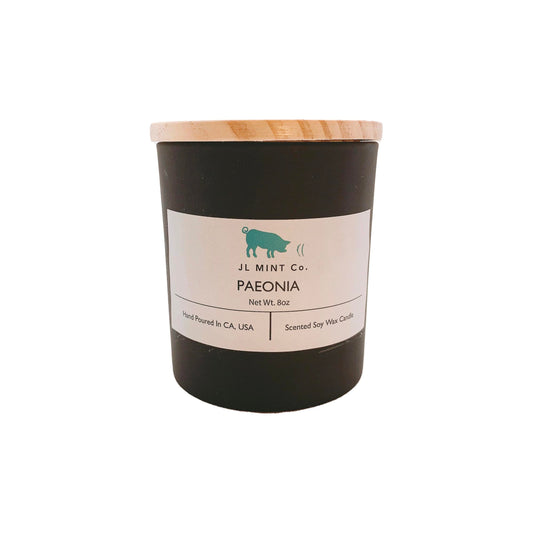 PAEONIA JL Mint Co. Soy Wax Candle