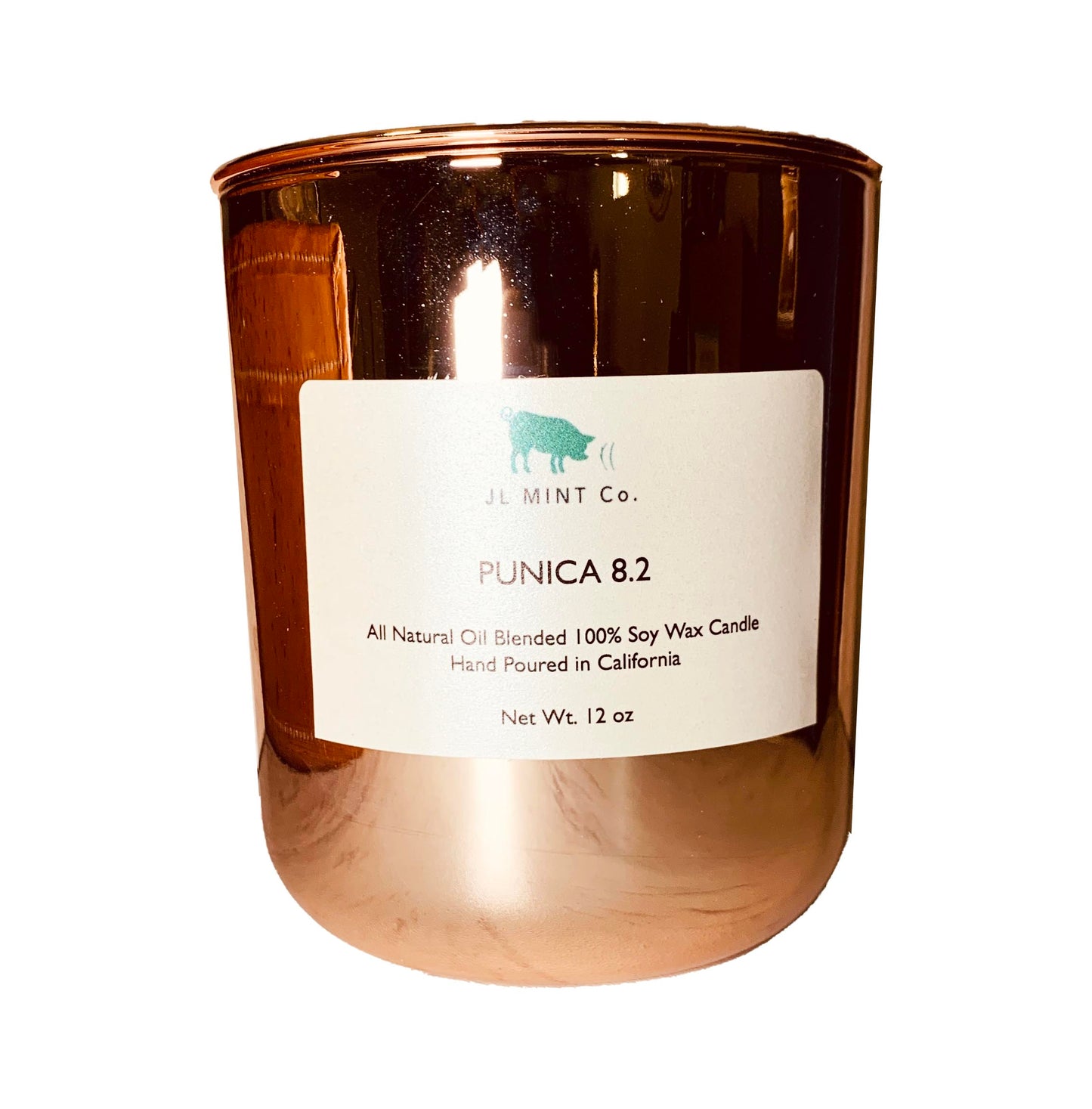 Punica 8.2 JL Mint Co. Soy Wax Large Candle